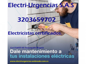 Electricista,7 de Agosto, la esperanza, Rafael nuñez,A...