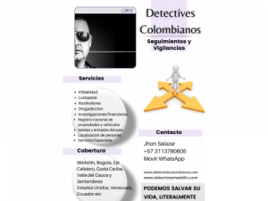 INVESTIGADORES PRIVADOS EN COLOMBIA 