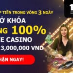 Thưởng 100% Live Casino